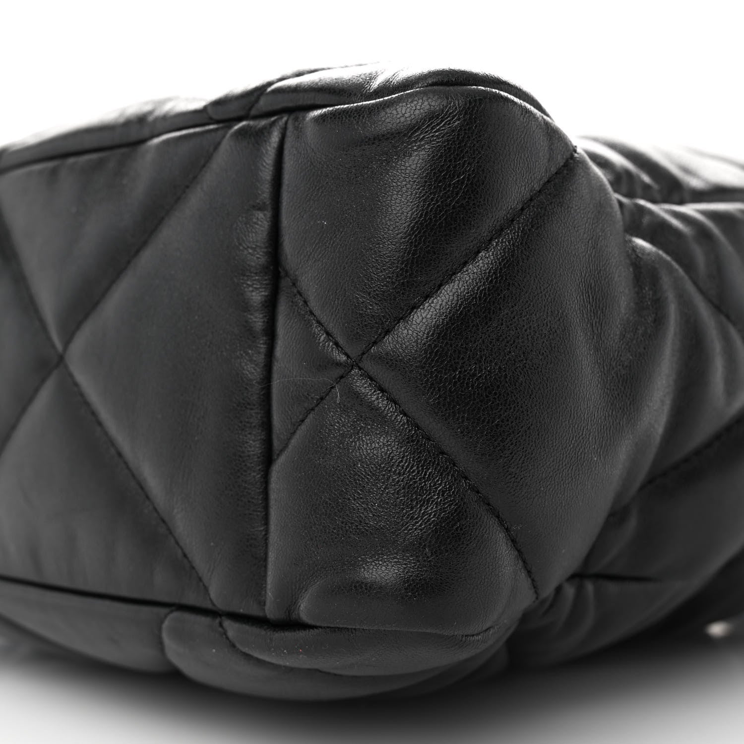 Chanel Lambskin Quilted Chanel 19 Shopping Bag Black 11 of 12