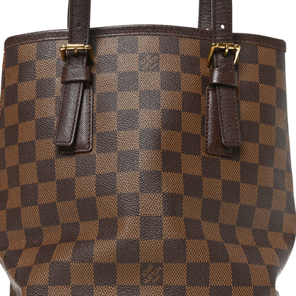 Louis Vuitton Damier Ebene Marais Bucket 23 7 of 9