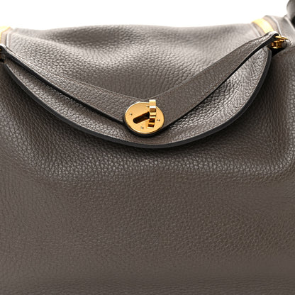 Hermes Taurillon Clemence Lindy 30 Etain 8 of 11