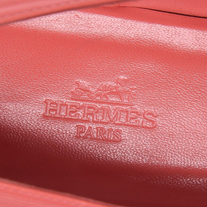 Hermes Calfskin Epsom Nice Ballerina Flats 37.5 Sorbet 7 of 10