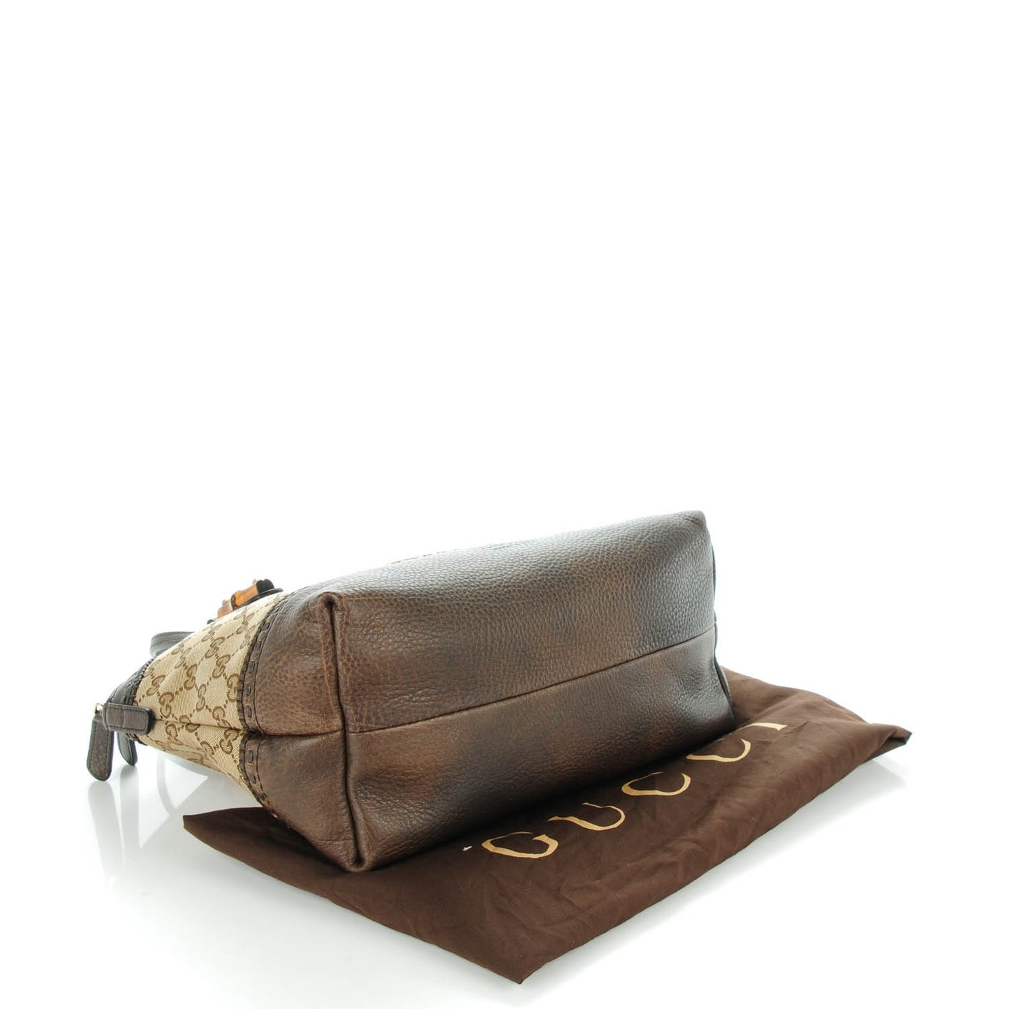 Monogram Laidback Crafty Dome Satchel Dark Brown