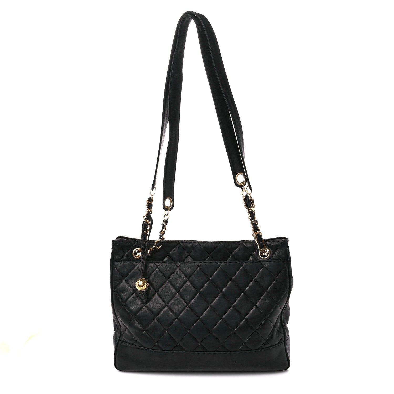 Chanel Lambskin Quilted Shoulder Bag Black 1 of 14