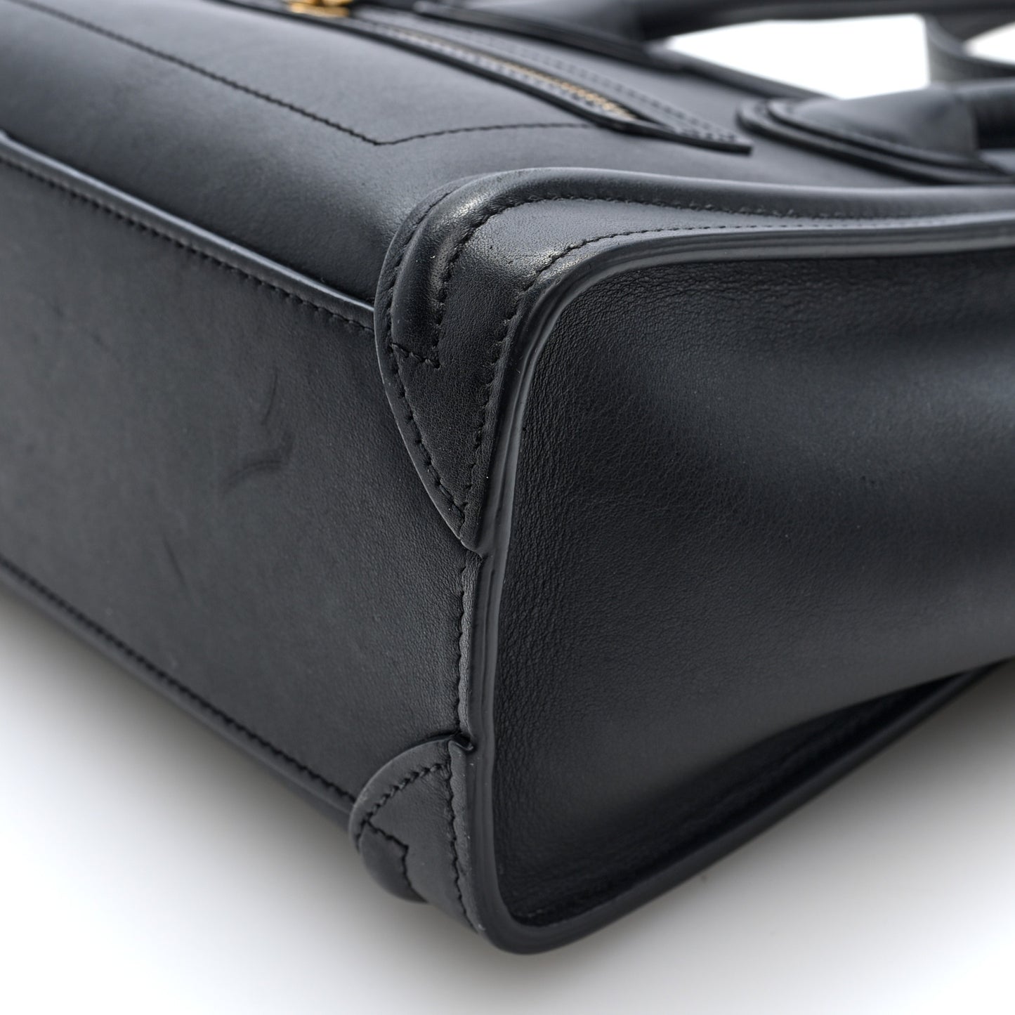 Smooth Calfskin Nano Luggage Black