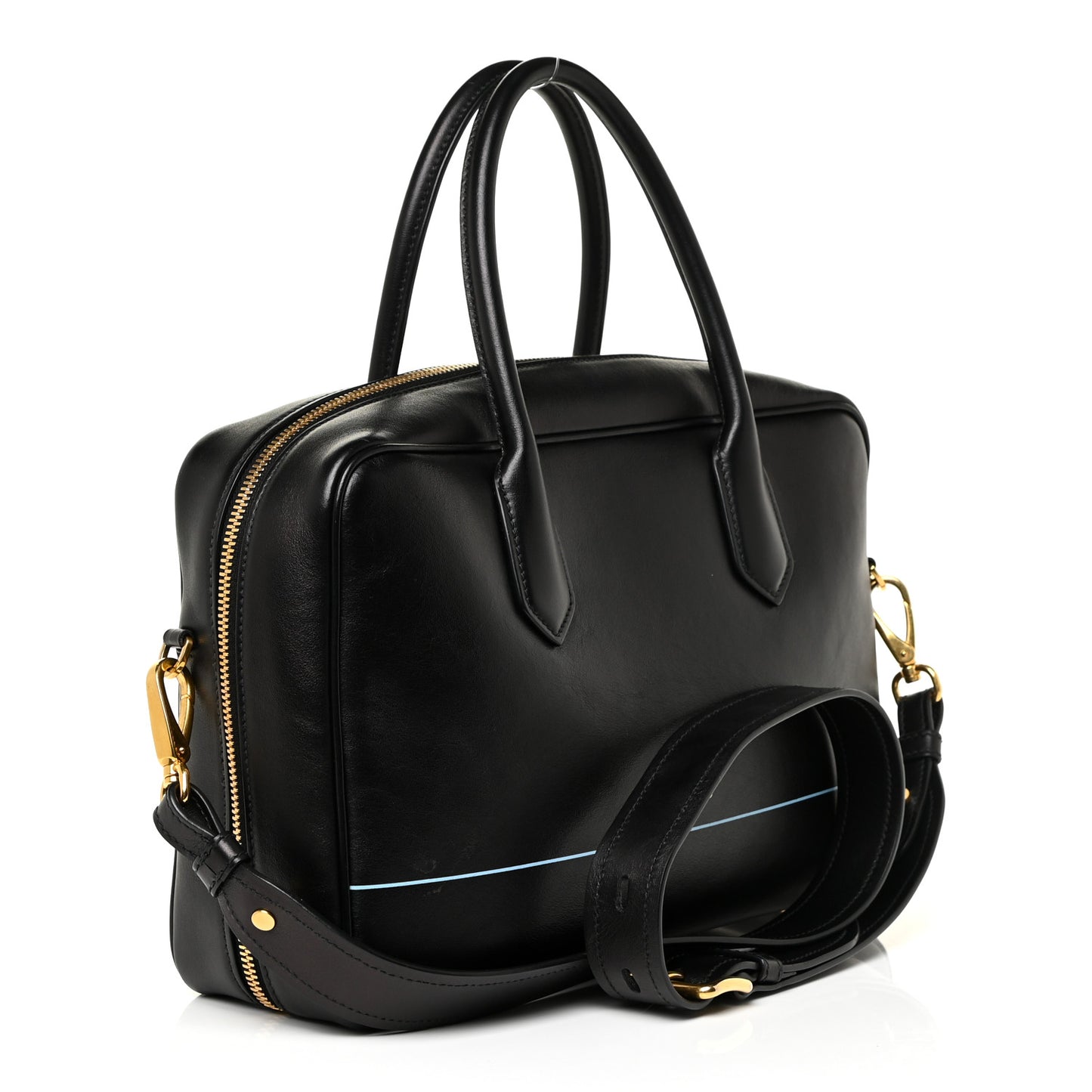 City Calf Mirage Bauletto Black