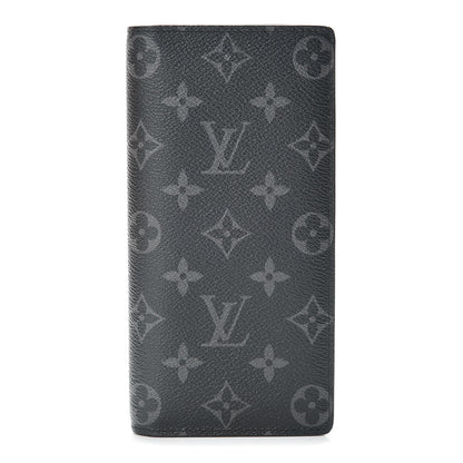 Louis Vuitton Monogram Eclipse Brazza Wallet 1 of 8