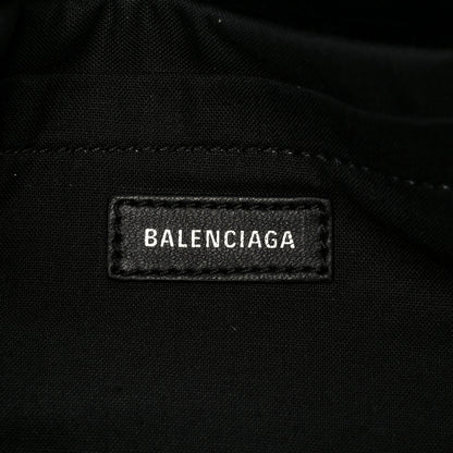 Balenciaga Arena Calfskin Small Monaco Flap Bag Black 6 of 10