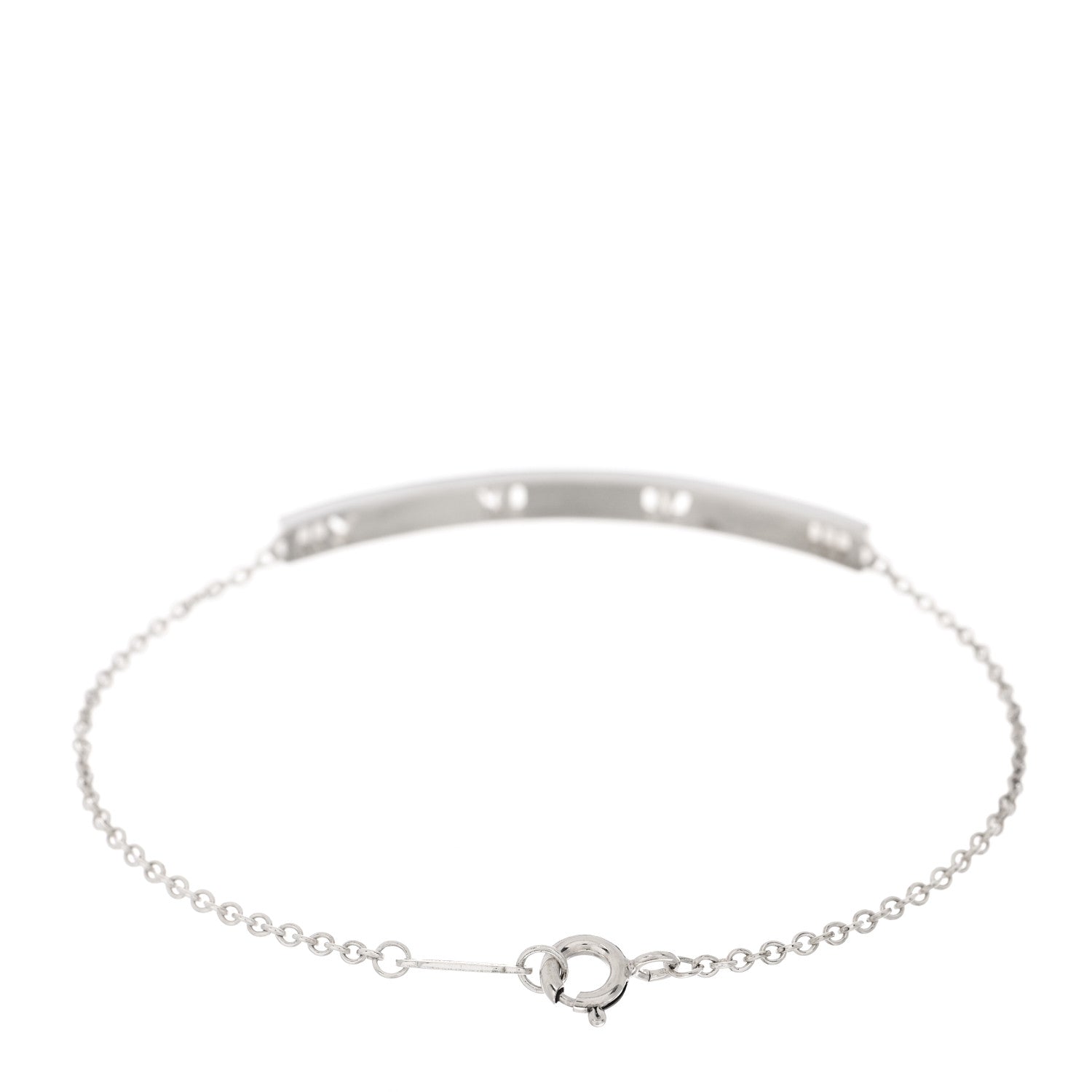 Tiffany Sterling Silver Atlas Bar Pierced Bracelet 2 of 3