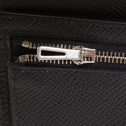 Hermes Epsom Bearn Gusset Wallet Black 10 of 12