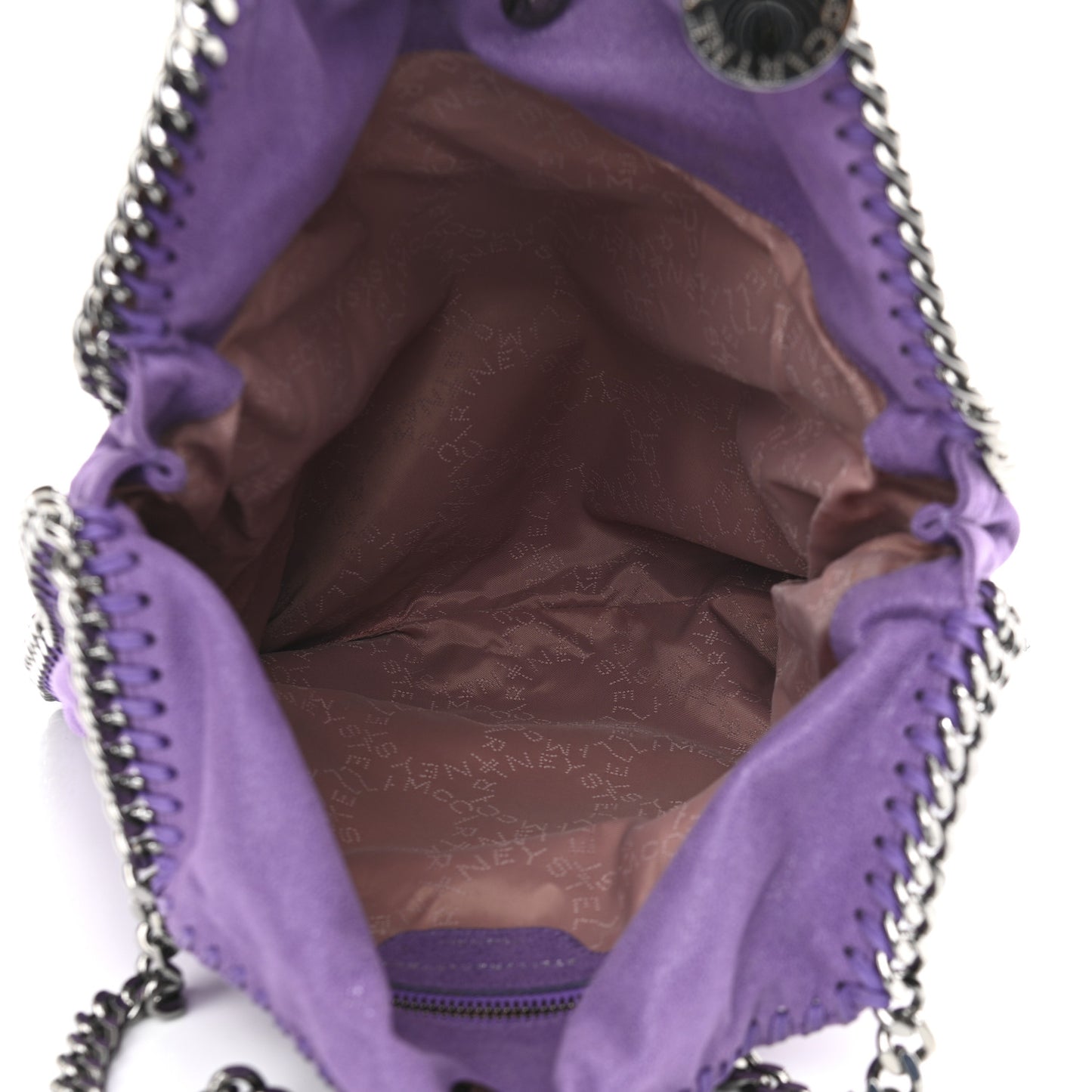 Shaggy Deer Small Falabella Tote Purple