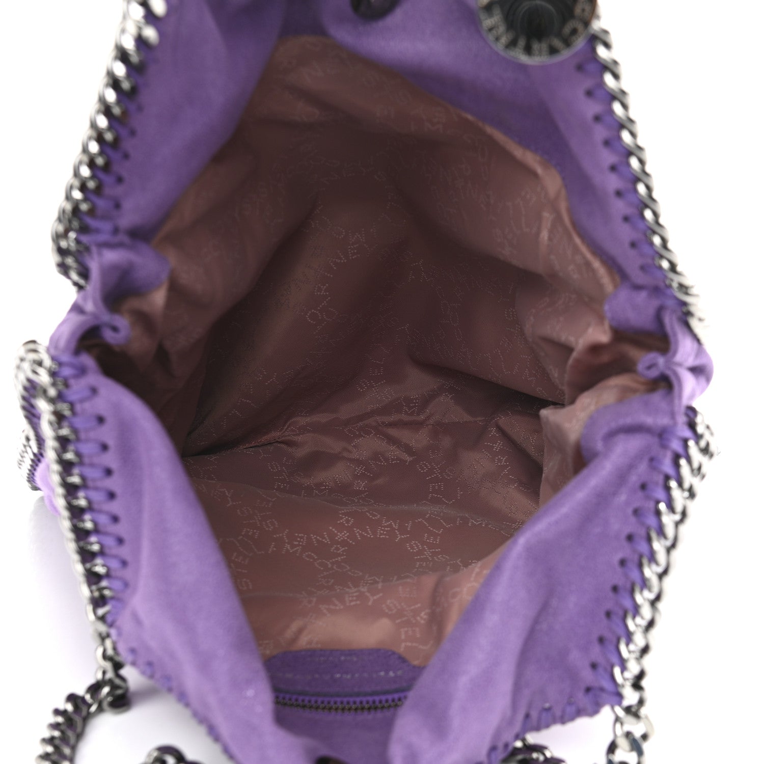 Stella McCartney Shaggy Deer Small Falabella Tote Purple 5 of 10