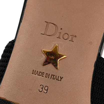 Christian Dior Technical Canvas Ribbon J'Adior Slingback Ballet Flats 39 Black 7 of 11
