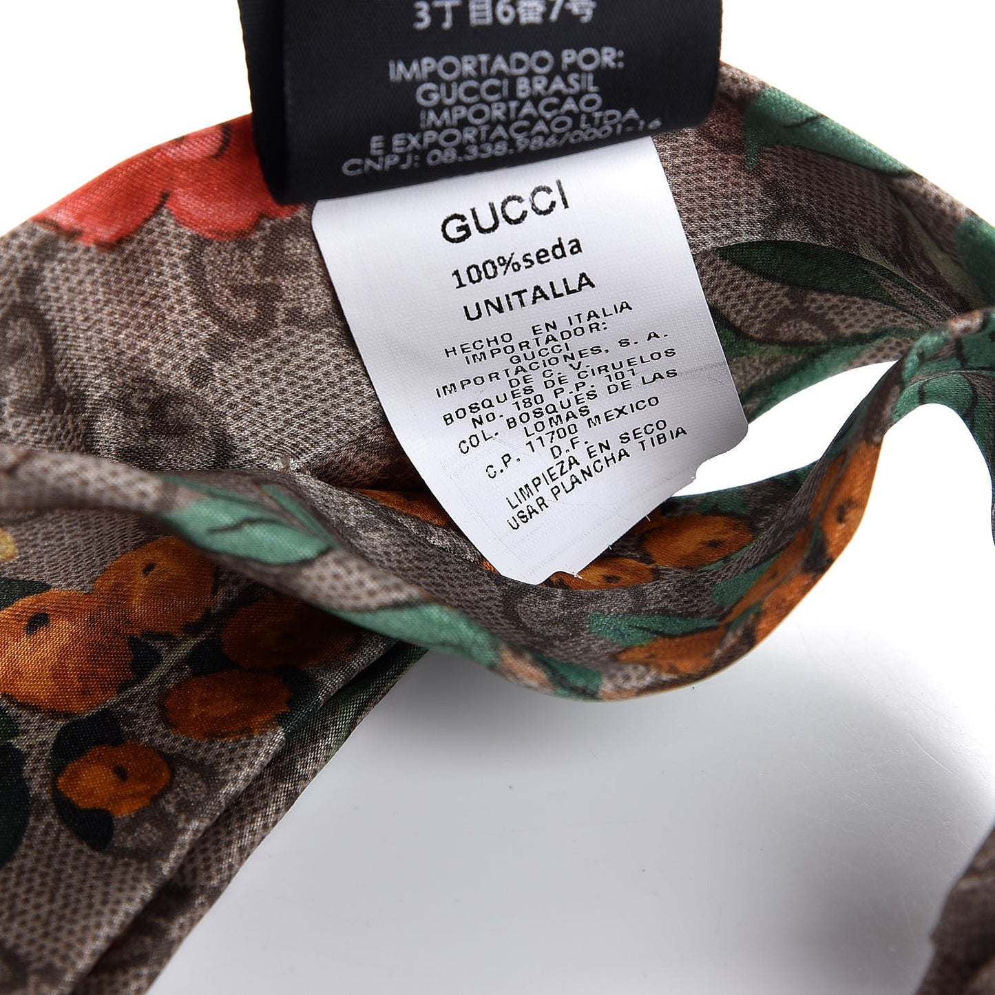 Silk Monogram Tian Print Headband