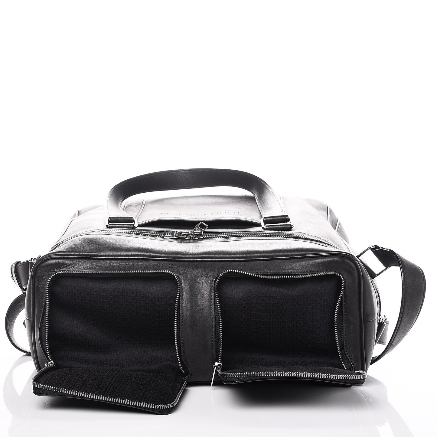 Bequia Leather 2 Way DJ Bag Black