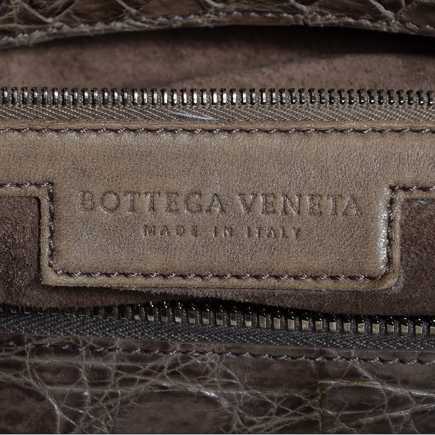 Bottega Veneta Nappa Soft Caiman Large San Marco Hobo Ash 6 of 8