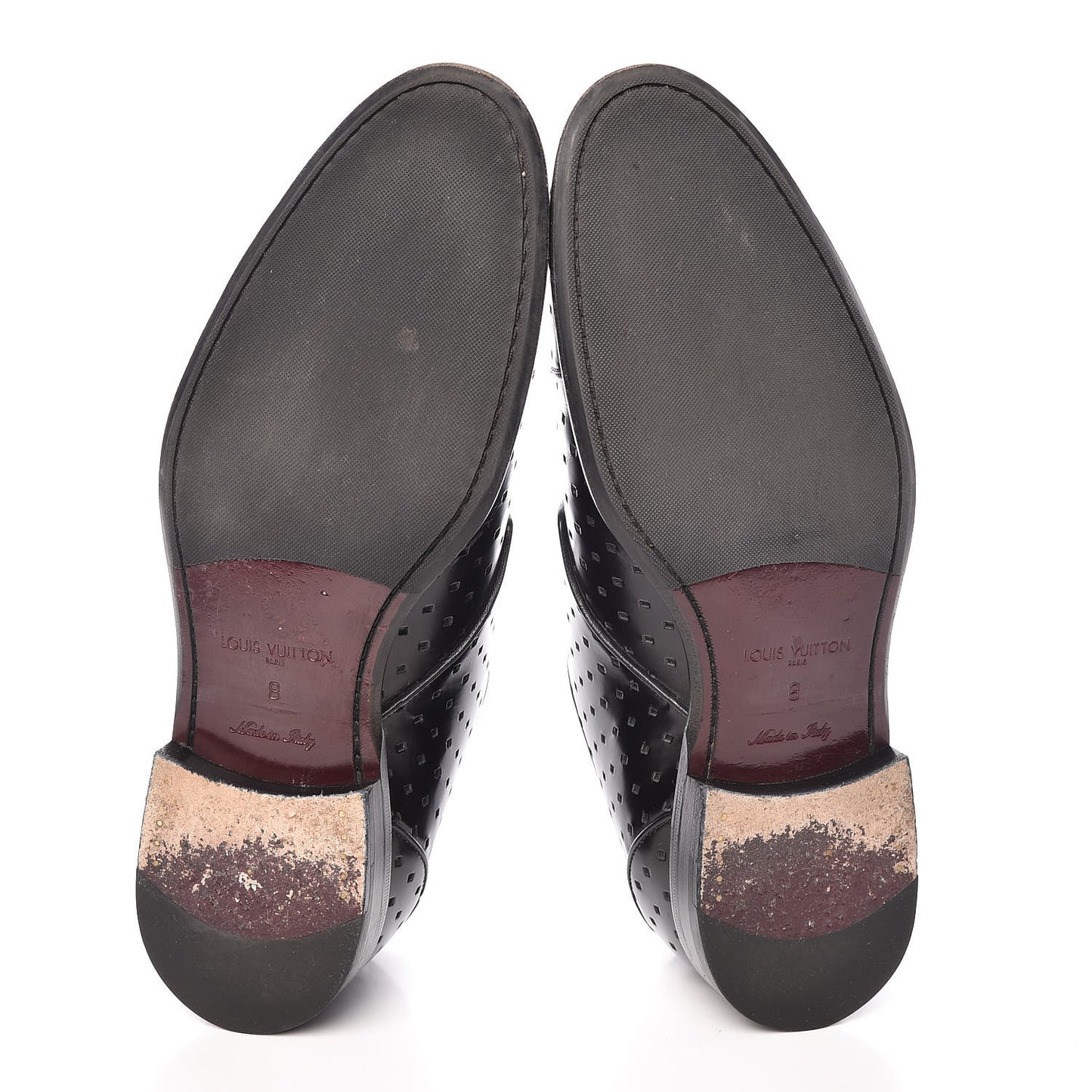 Calfskin Mens Mulholland Derby Lace Up Shoes 8 Black