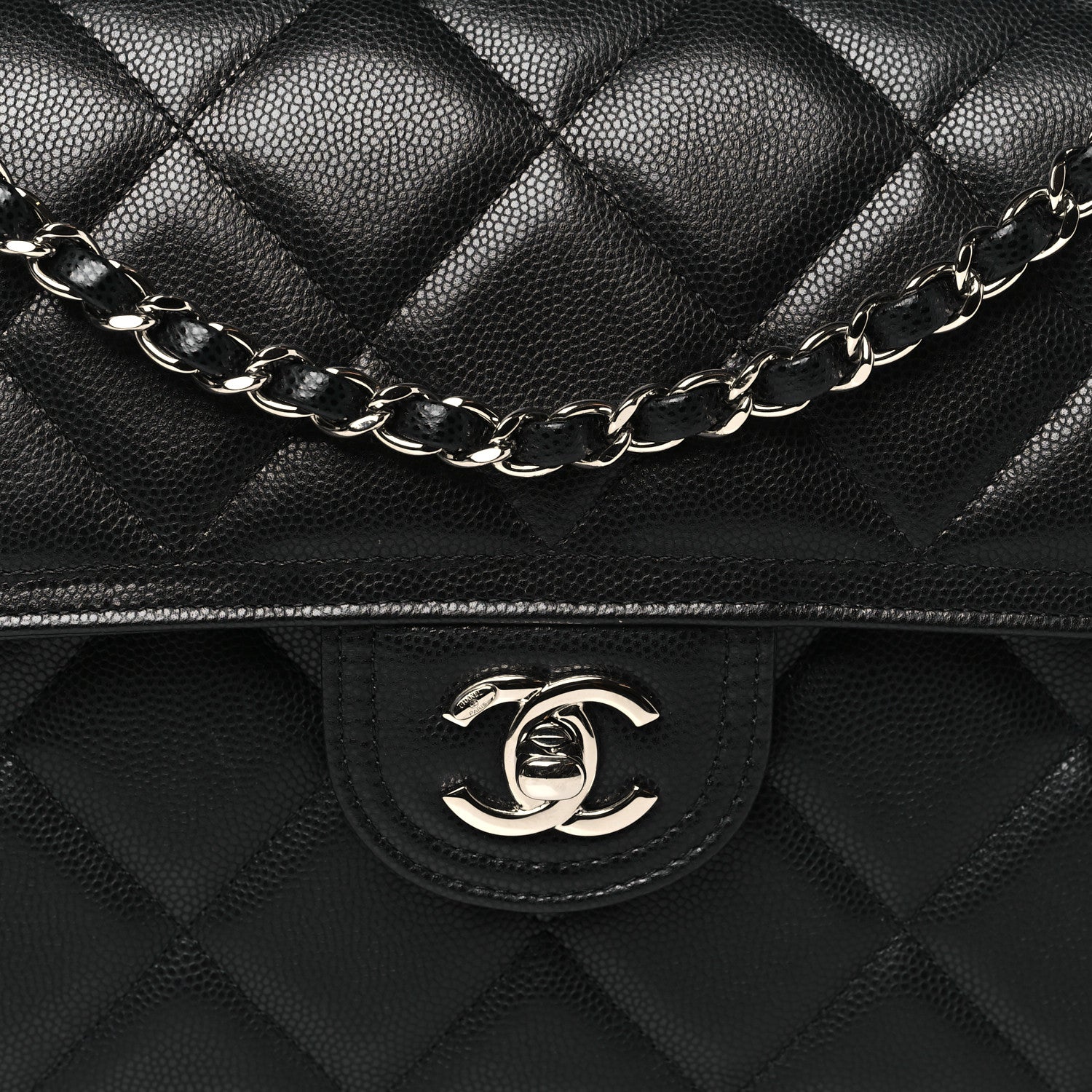 Chanel Caviar Quilted Small Sweet Classic Flap Black 8 of 10