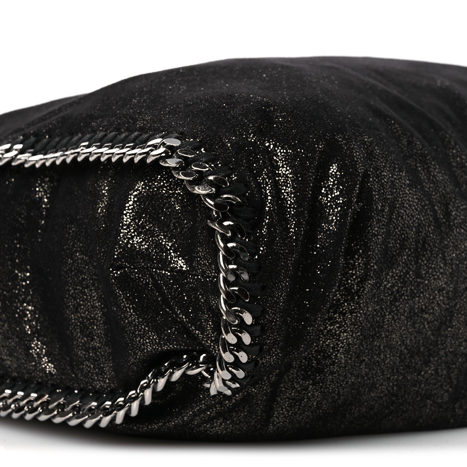 Stella McCartney Shaggy Deer Falabella Fold Over Tote Black 9 of 12