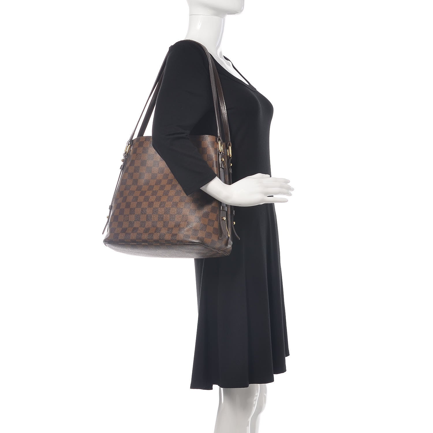 Louis Vuitton Damier Ebene Cabas Rivington 2 of 19
