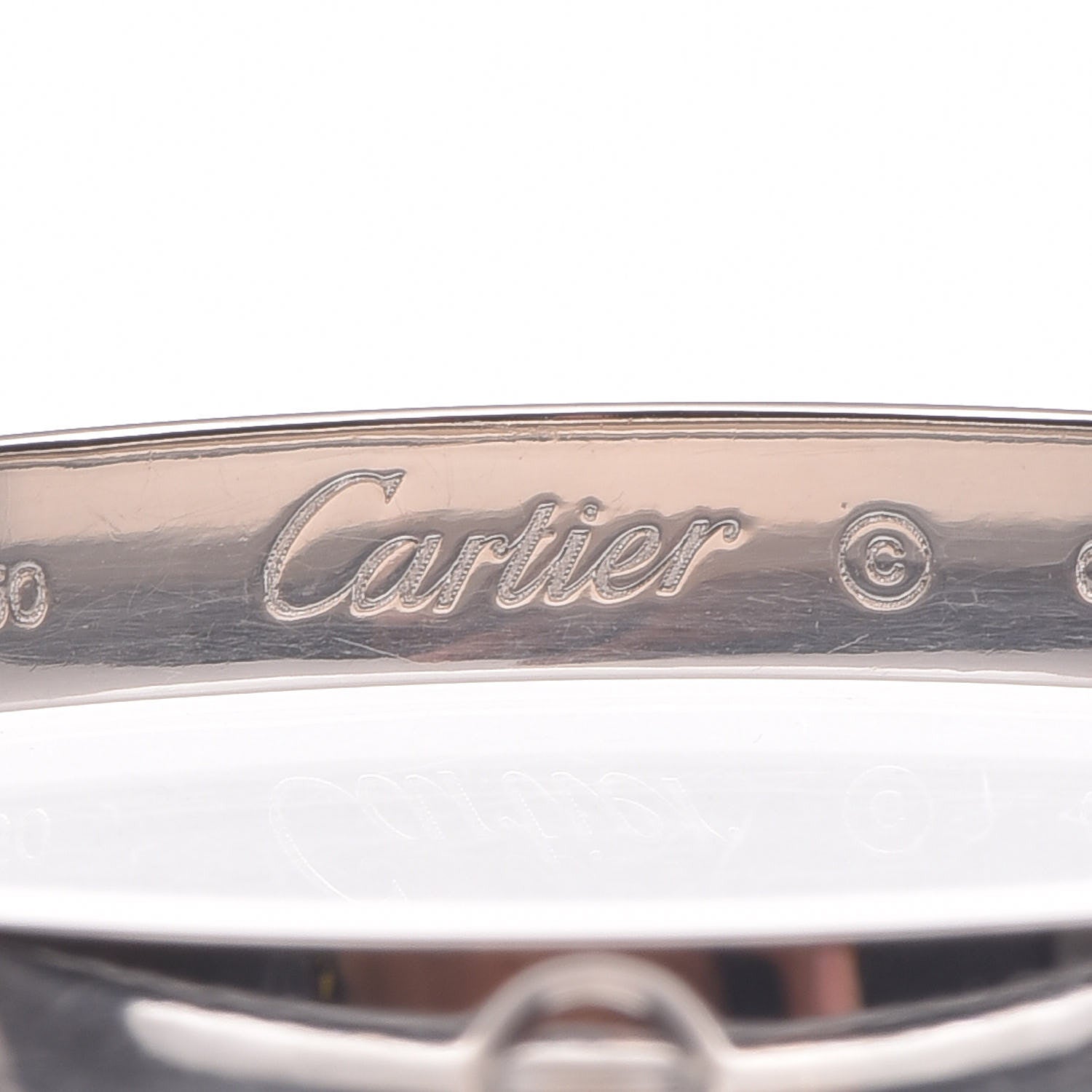 Cartier 18K White Gold LOVE Bracelet 16 4 of 8