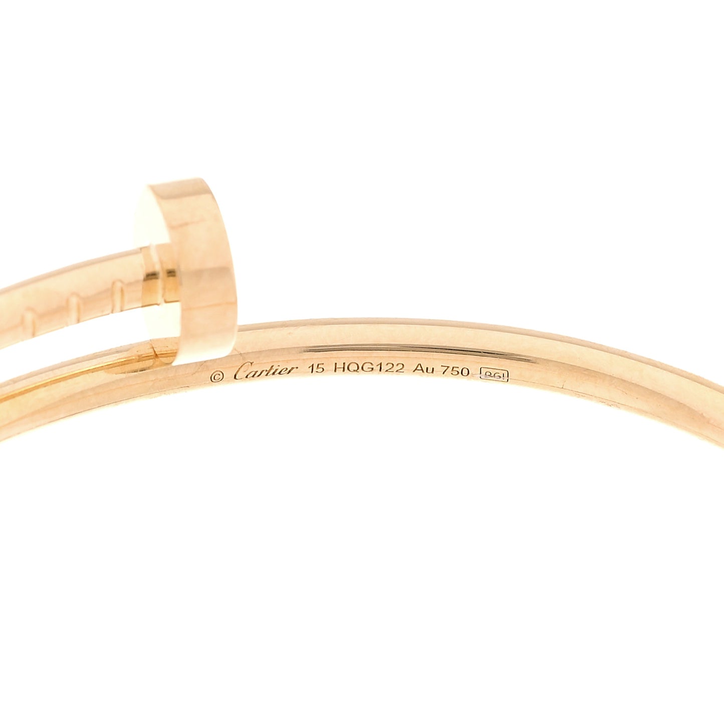 18K Yellow Gold Small Juste Un Clou Bracelet 15