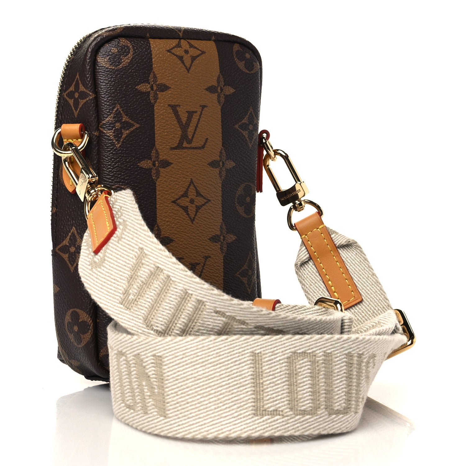 Louis Vuitton X NIGO Reverse Monogram Flat Double Phone Pouch 3 of 6