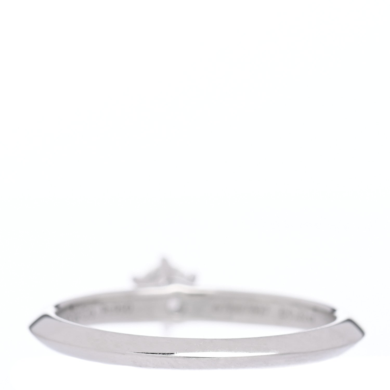Tiffany Platinum Diamond .22ct Solitaire Engagement Ring 52 6 4 of 7
