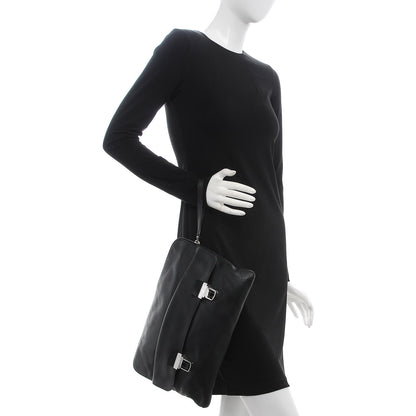Saint Laurent Calfskin Document Holder Black 2 of 10