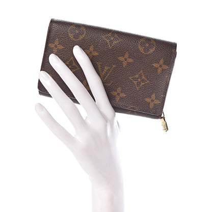 Louis Vuitton Monogram Porte-Monnaie Tresor Wallet 2 of 11