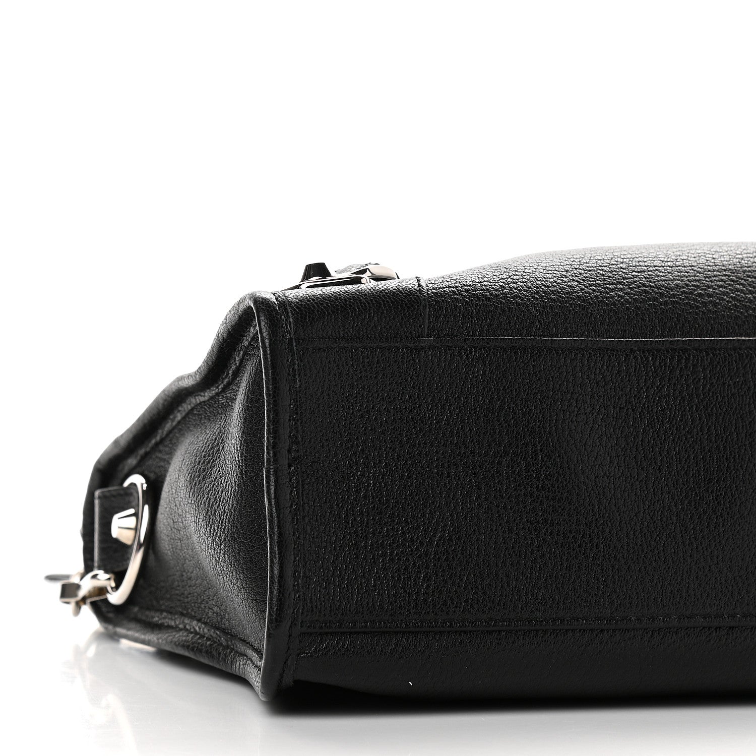 Balenciaga Chevre Silver Metallic Edge Hardware S City Black 8 of 10