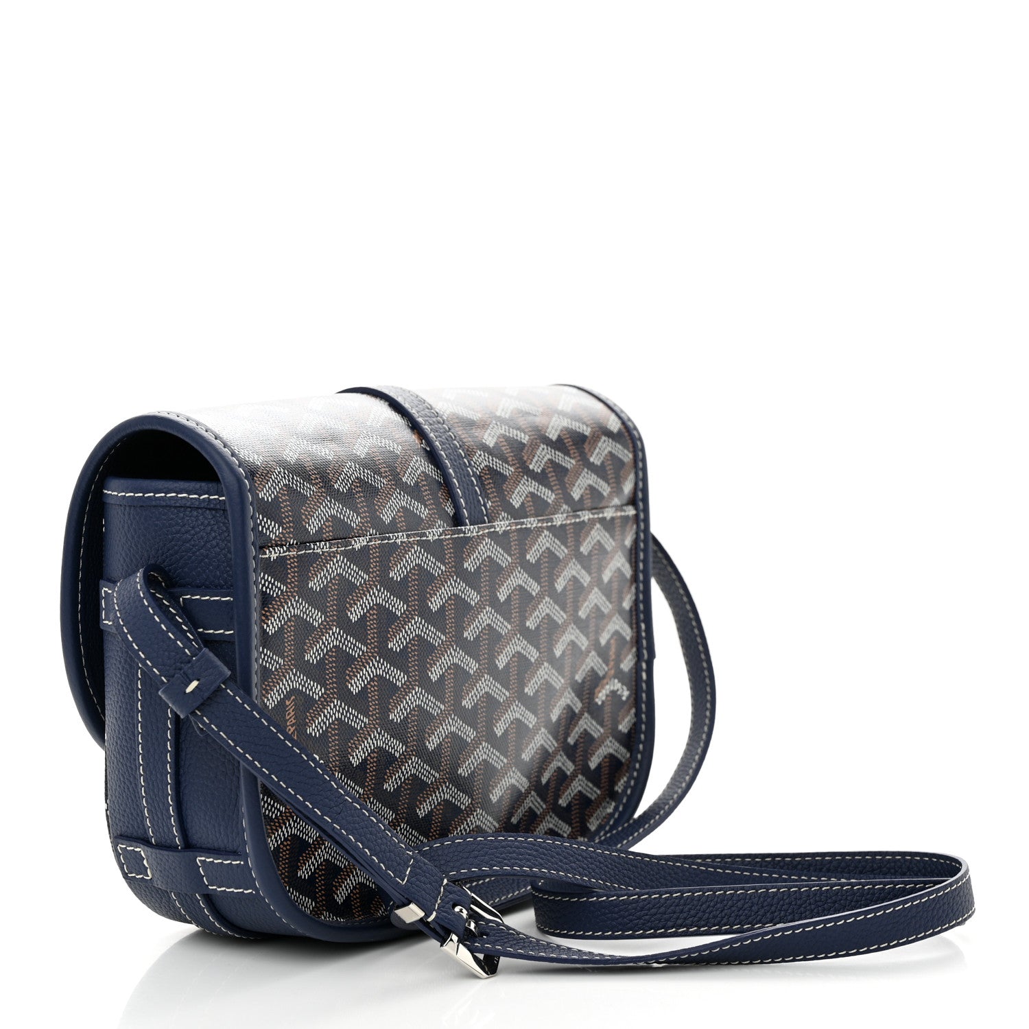 Goyard Goyardine Belvedere II PM Messenger Bag Navy 3 of 12
