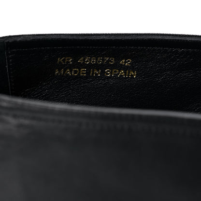Saint Laurent Lambskin Mens Monogram Espadrilles 42 Black 8 of 10