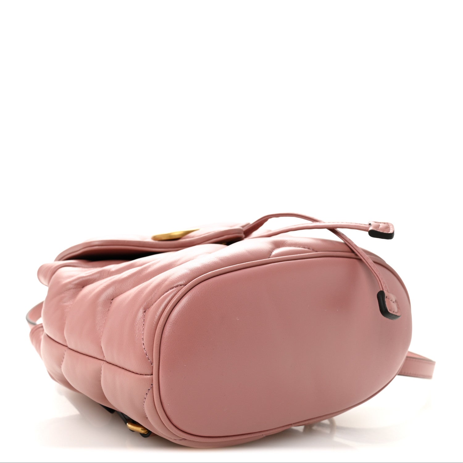 Gucci Nappa Chevron Matelasse GG Marmont Backpack Carmine Rose 4 of 10