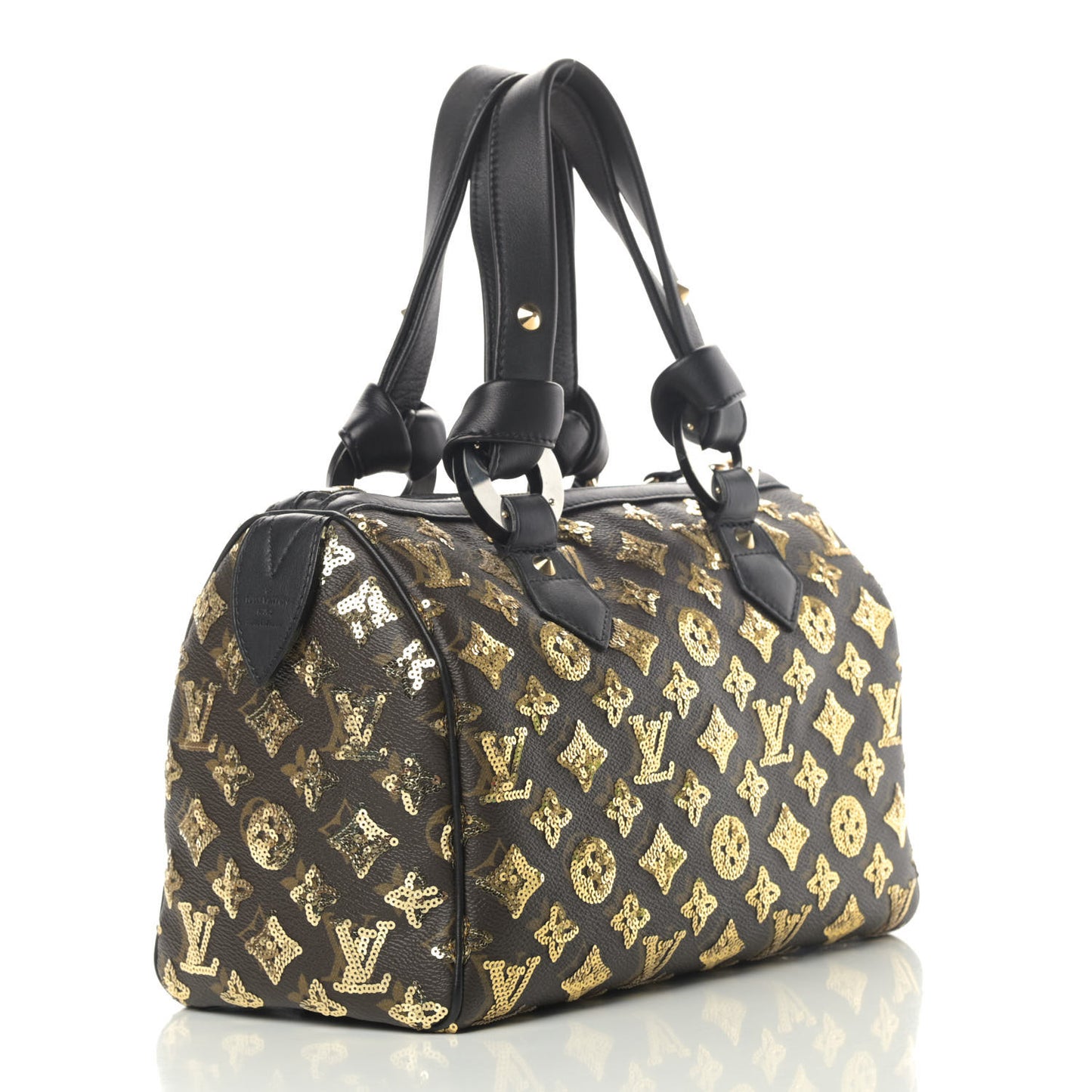Monogram Sequins Eclipse Speedy 28 Gold