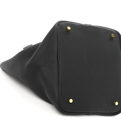 Hermes Taurillon Clemence Picotin Lock 22 MM Black 9 of 10