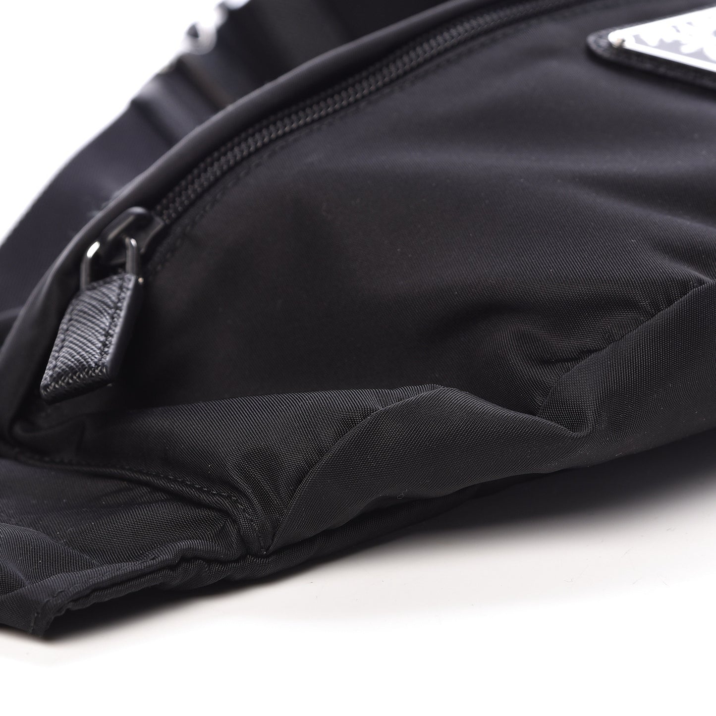 Tessuto Nylon Montagna Belt Bag Black