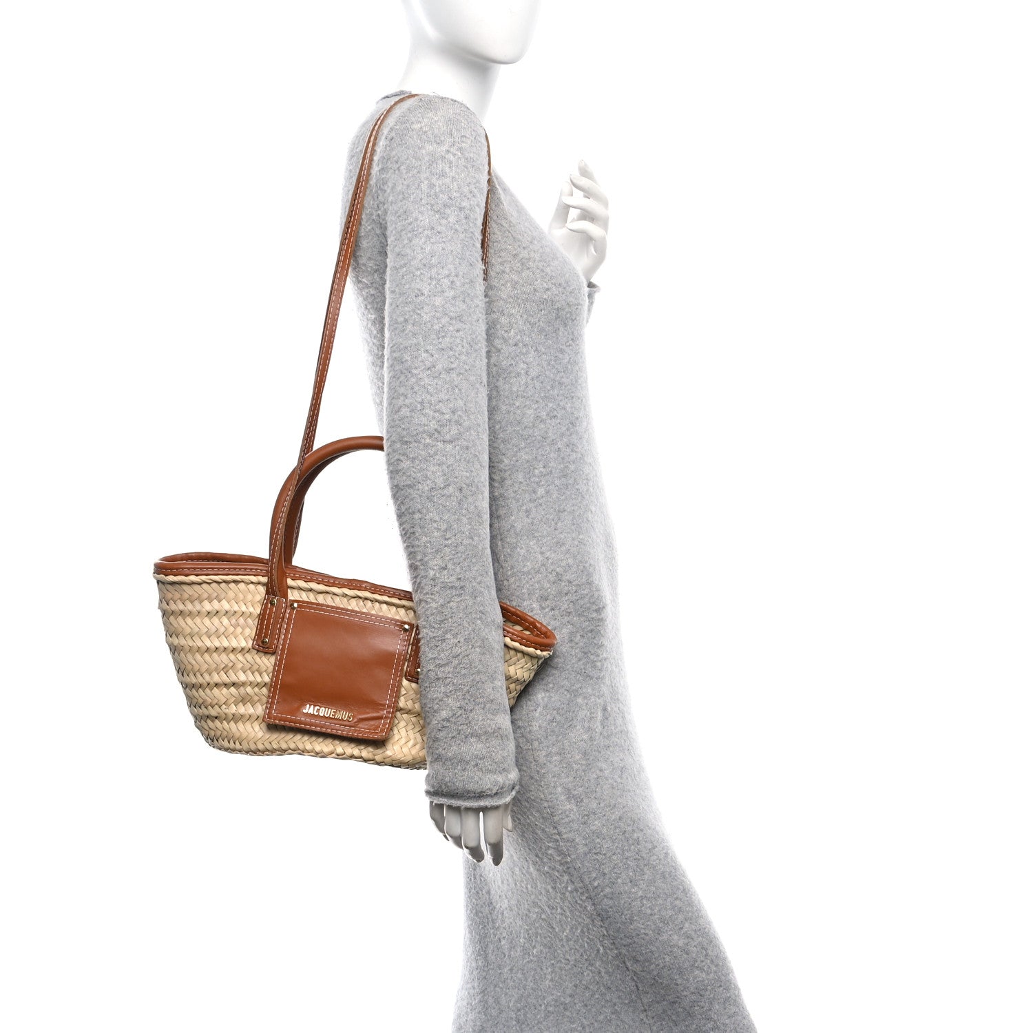 Jacquemus Raffia Le Petit Panier Soli Light Brown 2 of 9