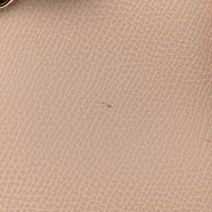 Salvatore Ferragamo Hammered Calfskin Vara Bow Chain Tote Macadamia 13 of 16