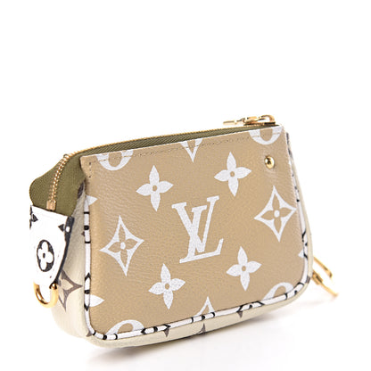 Louis Vuitton Monogram Giant Micro Pochette Accessories Kaki White 3 of 7