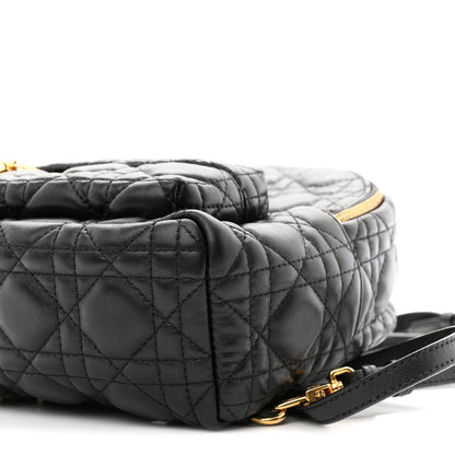 Christian Dior Lambskin Cannage Mini Backpack Black 10 of 11