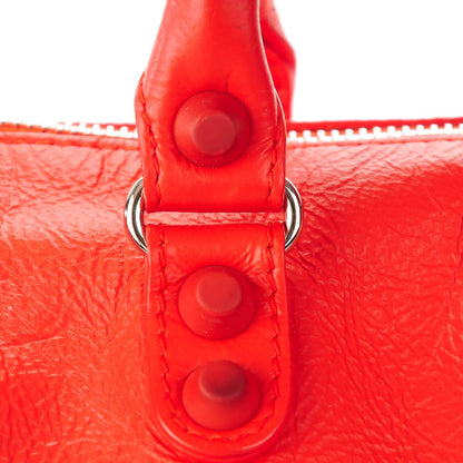 Balenciaga Matte Goatskin Rubber Covered Classic Hardware Mini Twiggy Rouge Coquelicot Rouge Braise 2 of 10