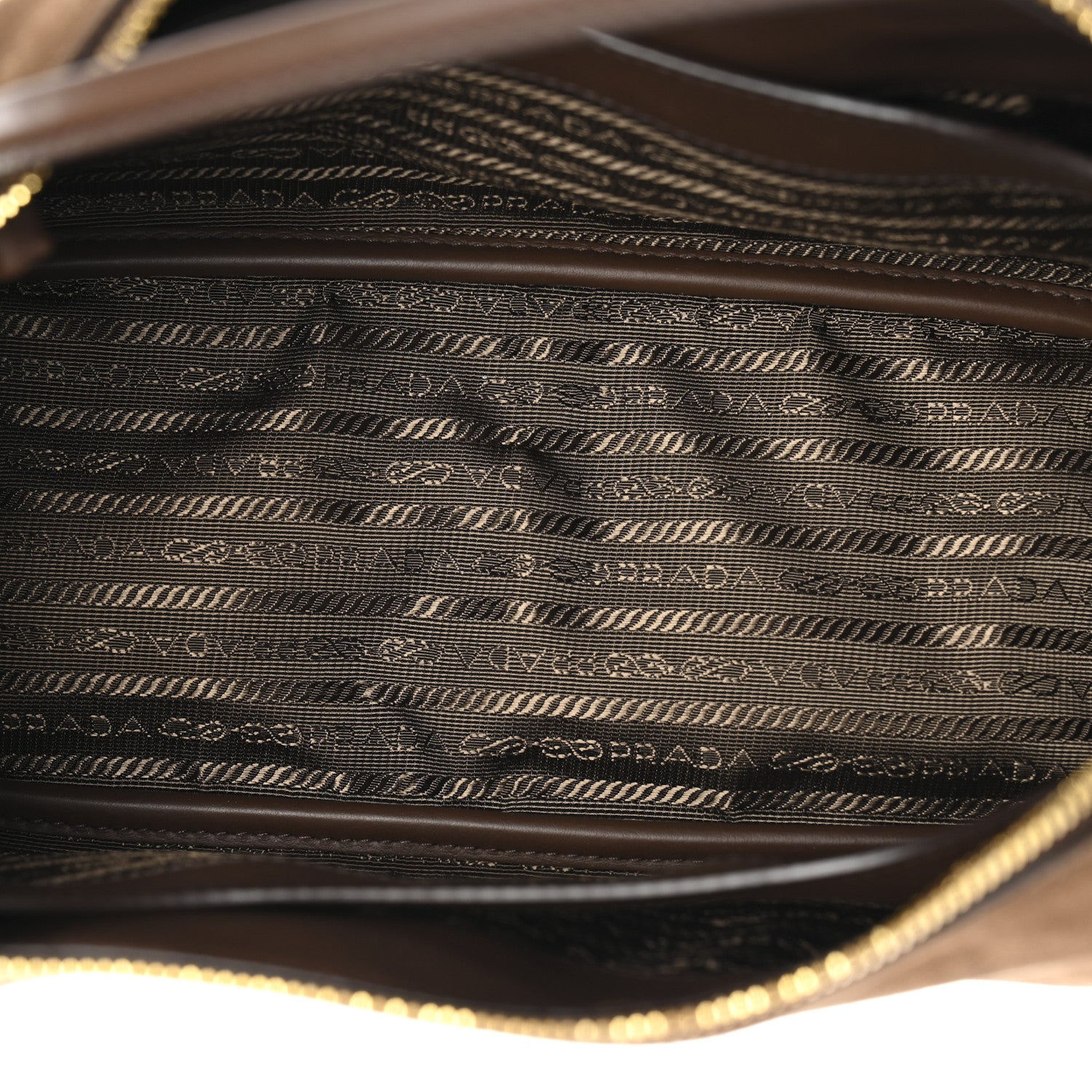 Prada Camoscio Medium Darling Shoulder Bag Cocoa Brown 5 of 10