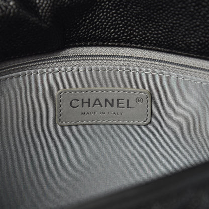 Chanel Caviar Quilted Medium French Riviera Flap Black 8 of 10