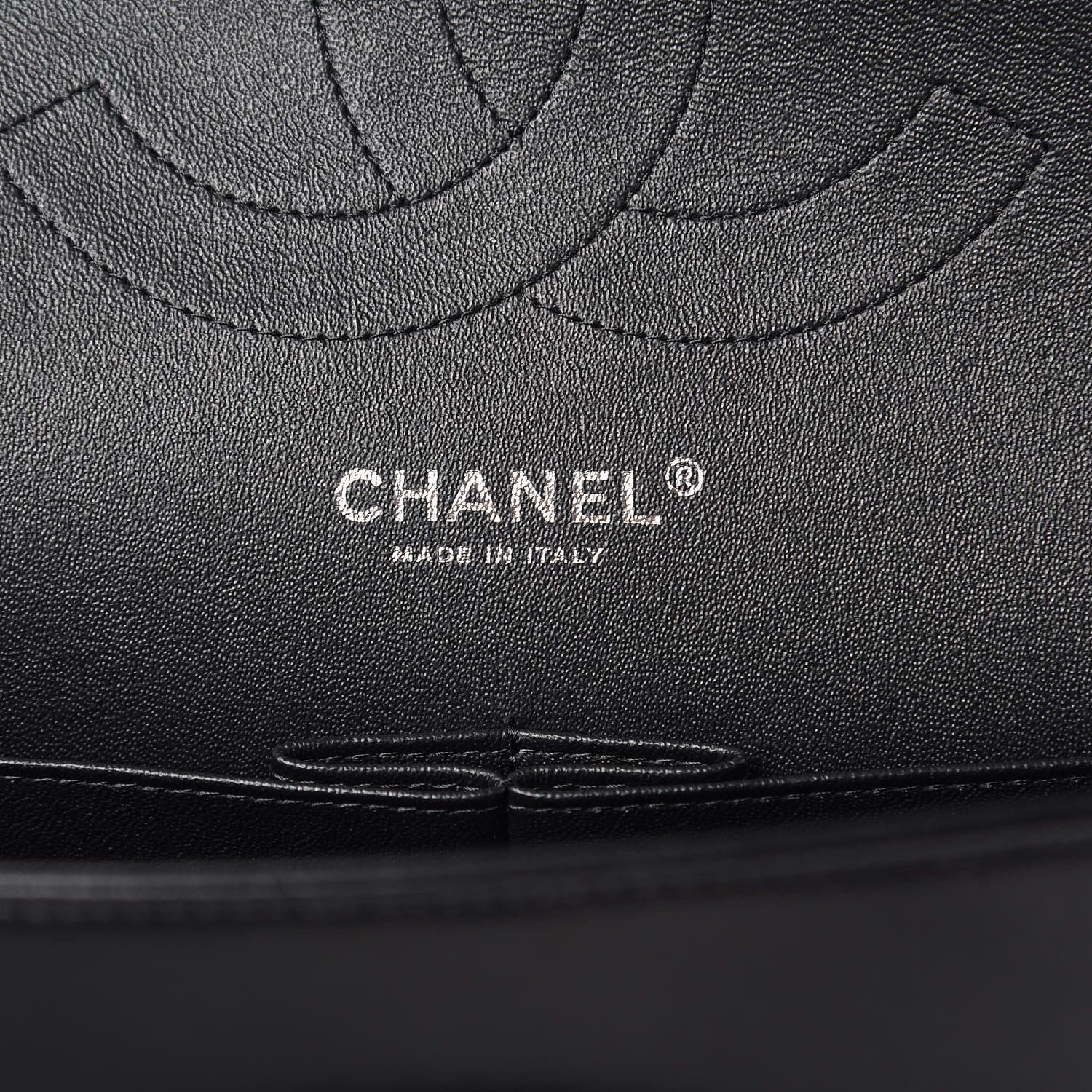 Chanel Lambskin Chevron Quilted Jumbo Double Flap So Black 6 of 12