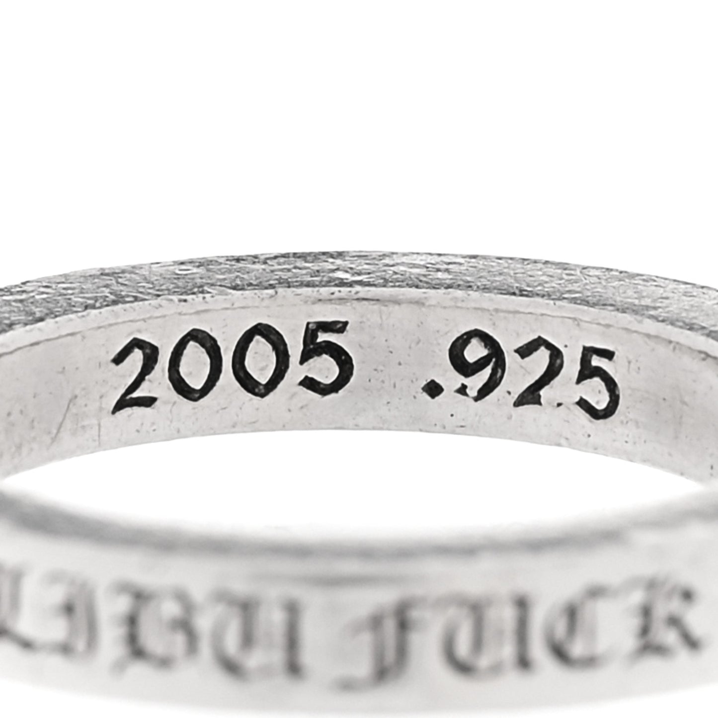 Sterling Silver CH Malibu Fck You Spacer Ring 50 5.5