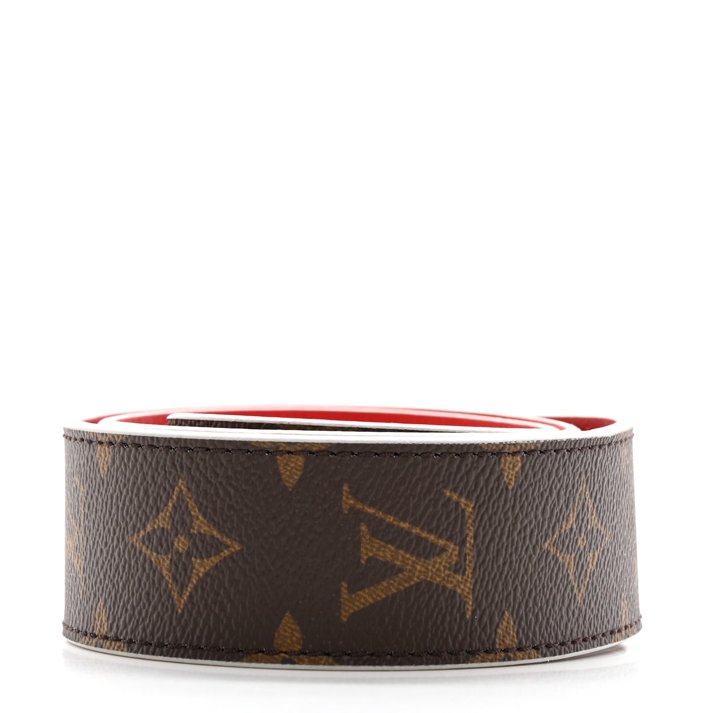 Monogram Bandouliere Shoulder Strap Red