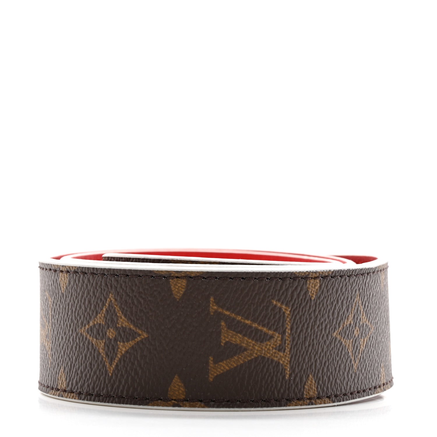 Louis Vuitton Monogram Bandouliere Shoulder Strap Red 2 of 14