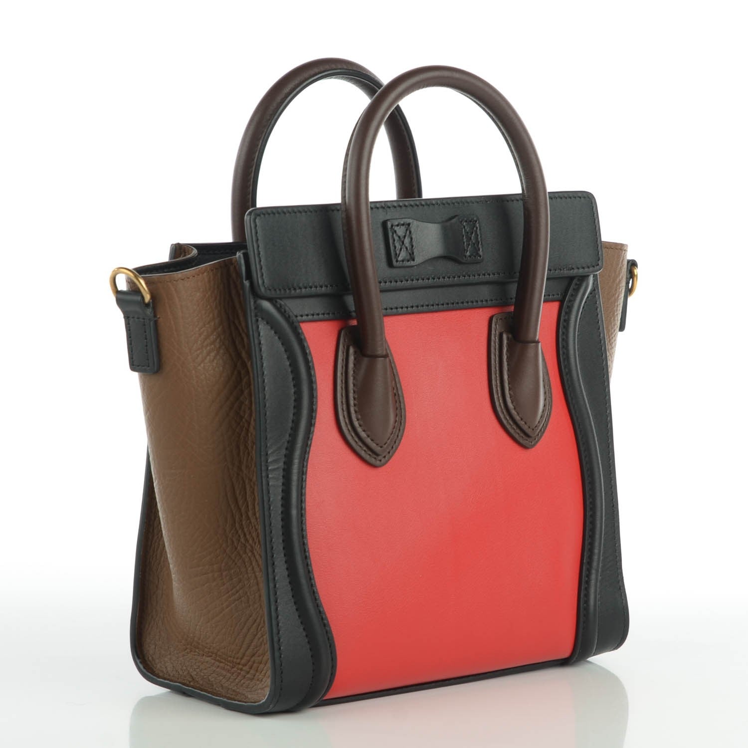 Celine Smooth Drummed Calfskin Multicolor Nano Luggage 3 of 8