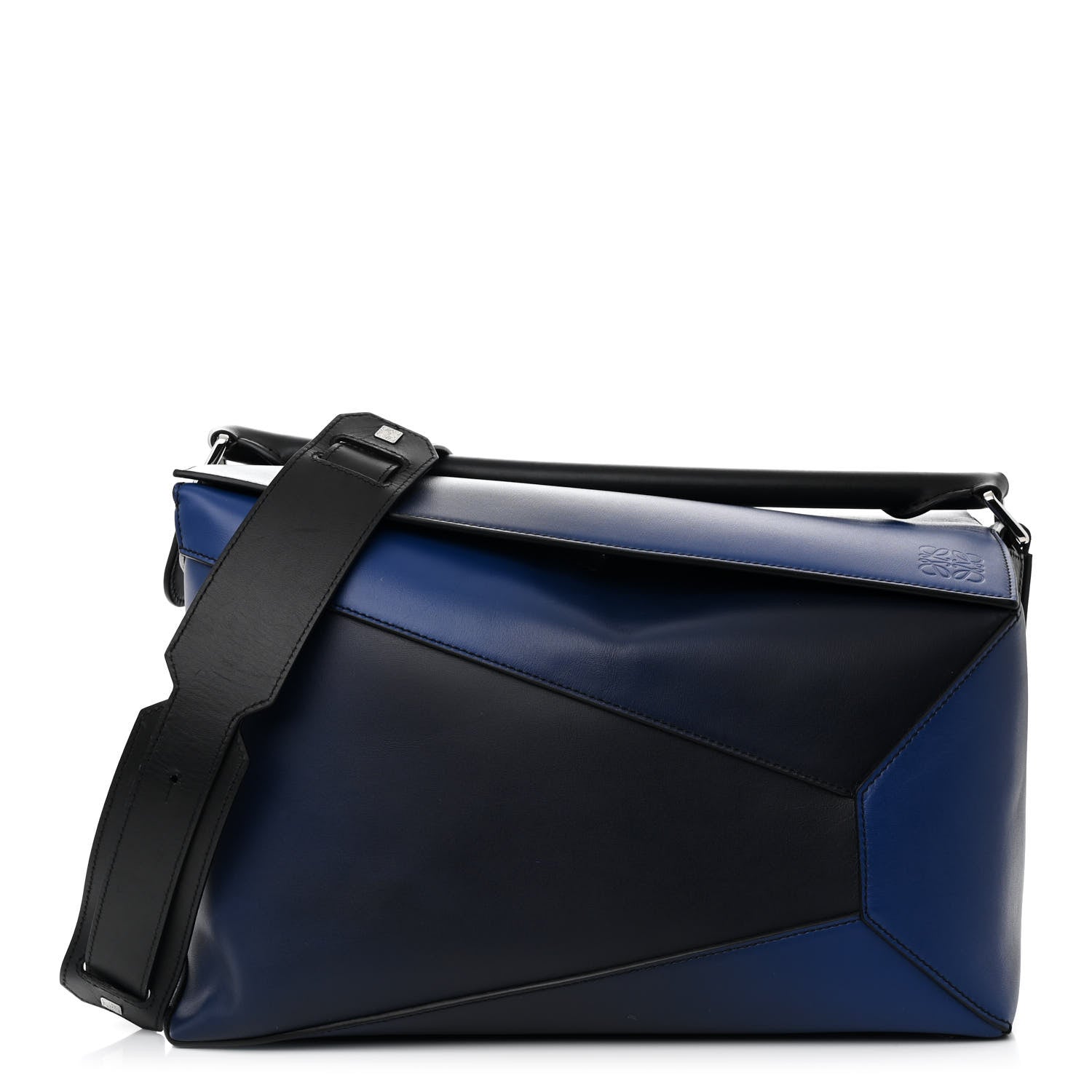 Loewe Calfskin Large Puzzle Edge Bag Dark Marino 1 of 17