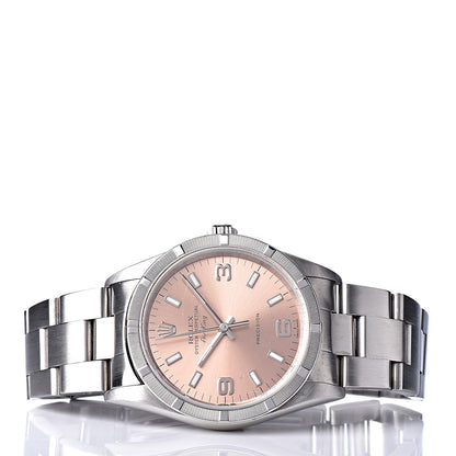 Rolex Stainless Steel 34mm Oyster Perpetual Air-King Precision Watch Pink 14010M 3 of 7