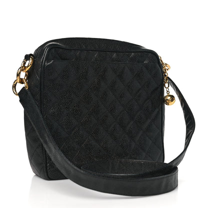 Chanel Caviar Quilted Flap Camera Case Black 3 of 11